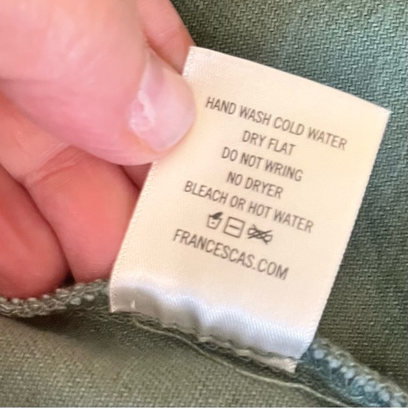 Miami-moss green skirt with front zip up & pockets-Medium - Picture 8 of 9